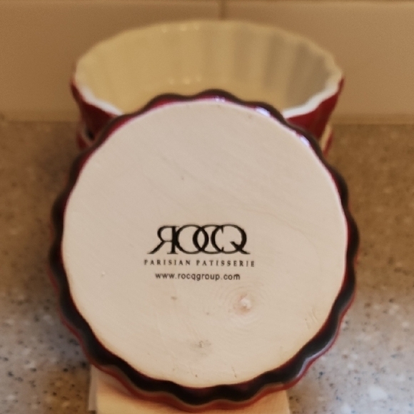 French ROCQ Brand Ceramic Ramekin Set - Picture 3 of 5